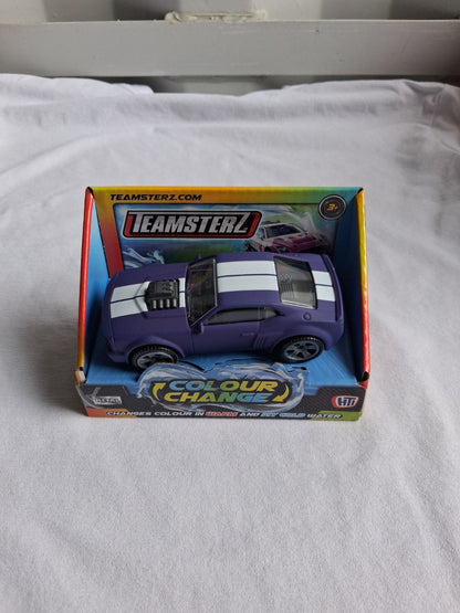 Teamsterz Colour Change Cars: 4" High Quality Metal Racing Cars - Display Ready