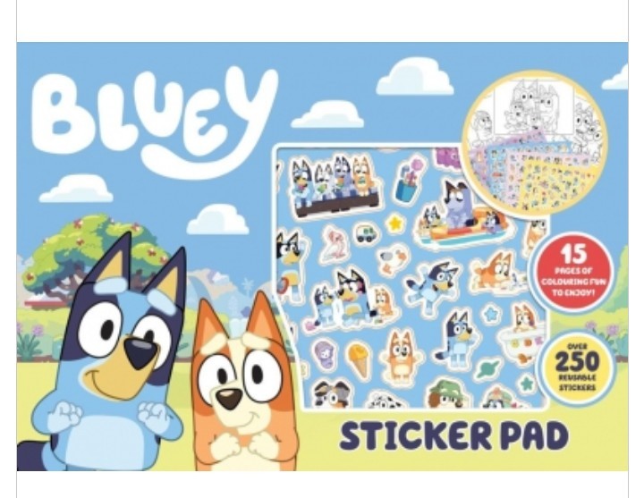 Bluey Sticker And Colouring Pad - Creative activity