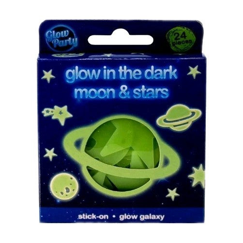 Starry Starry Night Glow In The Dark Wall & Ceiling Stickers - 24 Piece Set