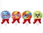 Whimsical Candy Land: Assorted Colorful Lollipop Plush Toys with Faces