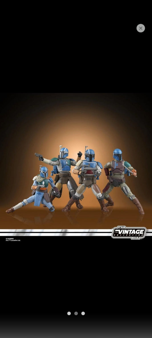 STAR WARS TVC Mandalorian Shriek-Hawk, The Mandalorian 3.75 Inch  4 Figures Inc.