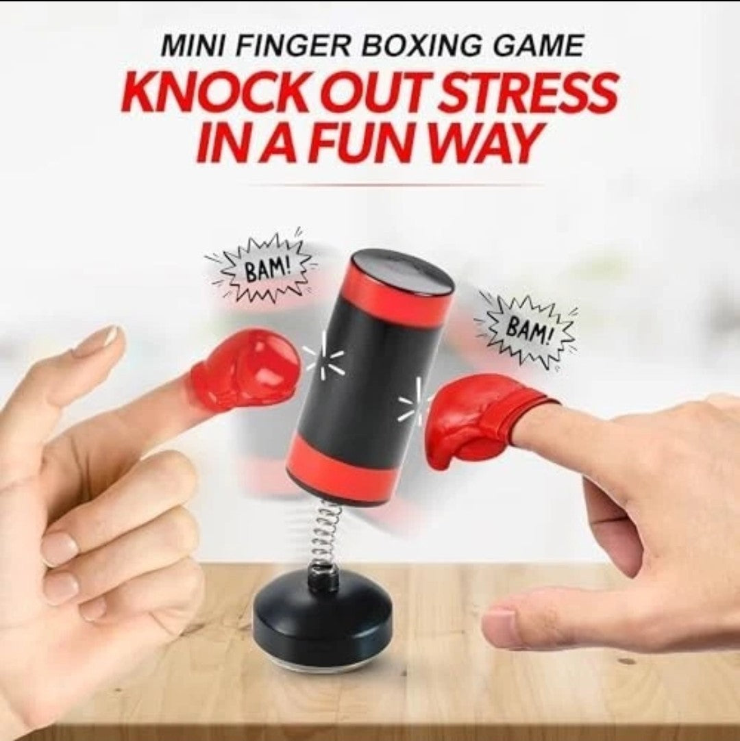Finger Boxing Game - Mini Boxing Bag with Finger Gloves