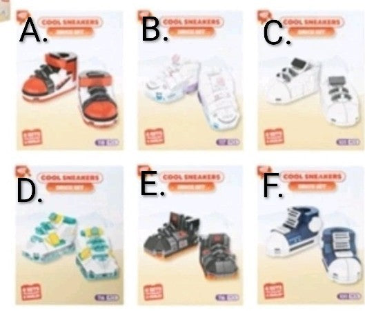 Sports Trainers Building Brick Set – Miniature Collectible Sneakers