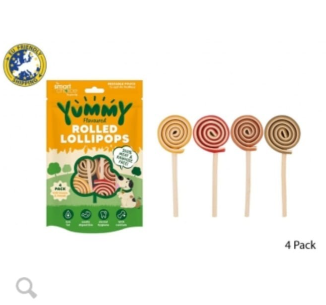 Flavored Knot Bone Meat & Rawhide Free Dog Treat Smart Choice Pack of5 Dog Snack