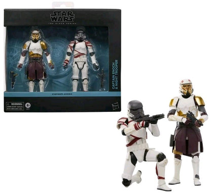 STAR WARS BLACK SERIES - AHSOKA -  CAPTAIN ENOCH & NIGHT TROOPER - IN HAND