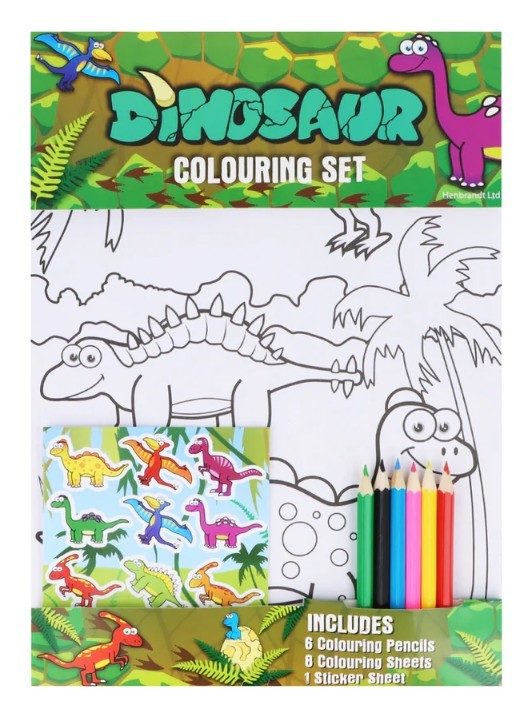 Dinosure Colouring Set
