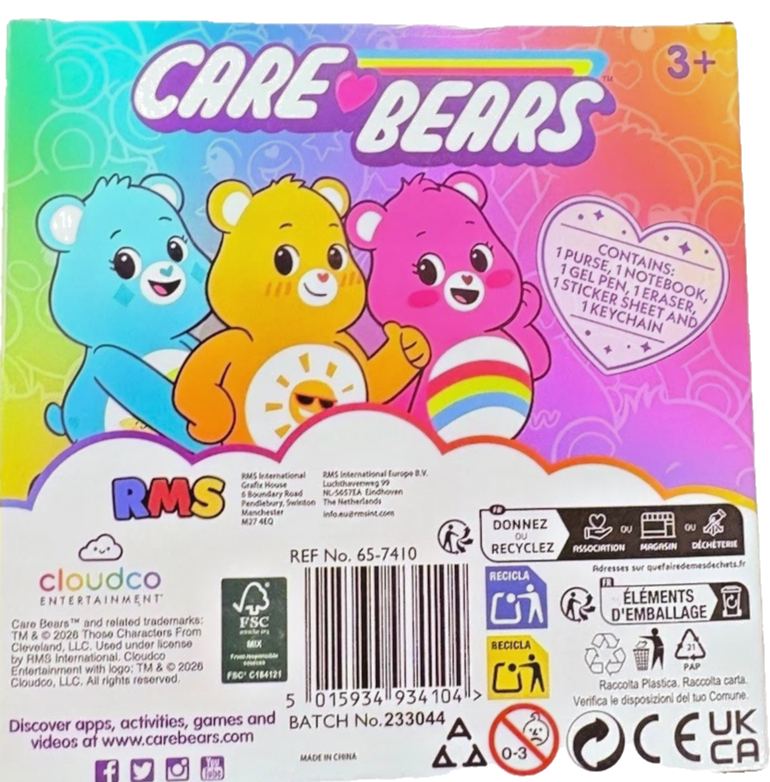 Care Bears Stationery Plush Surprise - Mystery Blind Box Assortment