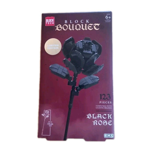 Blocks In Bloom Black Rose Limited Edition - Brand New Sealed In Box