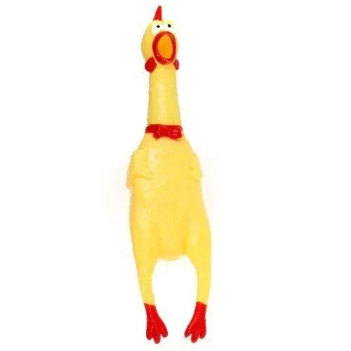 Squeaky Chicken Dog Toy - Chew Toy
