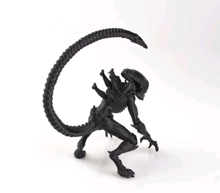 3D Printed 1/18 Alien Action Figure - Extra-terrestrial Xenomorph Model