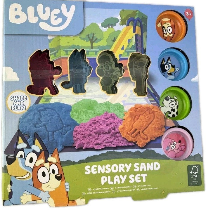 BLUEY SENSORY SAND PLAY SET - Sensory Activity - Messy Play