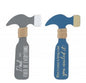 Novelty MDF Dad Slogan Hammers - Fathers Day - Daddy Gifts
