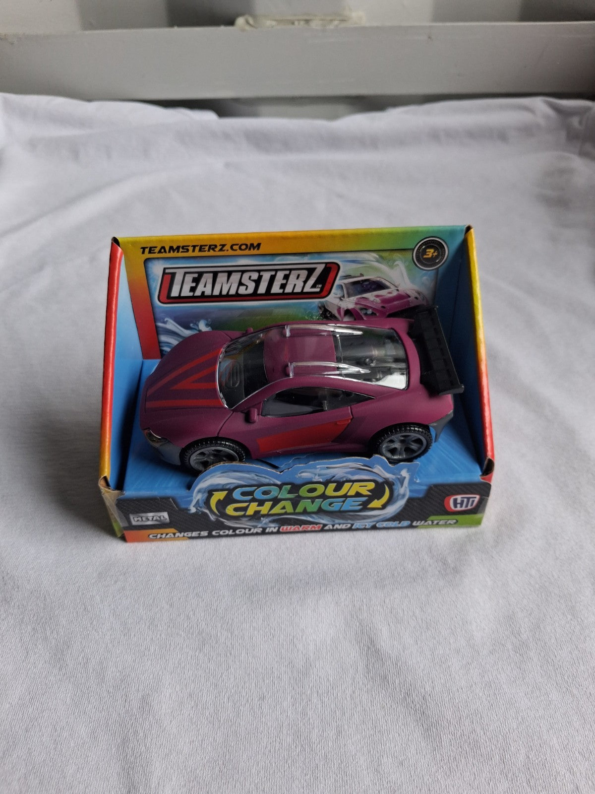Teamsterz Colour Change Cars: 4" High Quality Metal Racing Cars - Display Ready