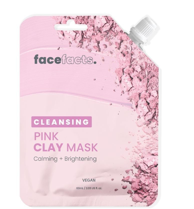 Face Facts Clay Mask 60ml | Vegan | Antioxidant Soothing Brightening Mud Mask