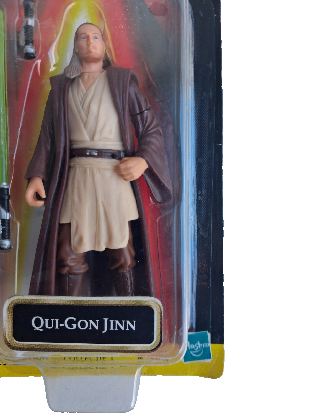Vintage 1999 Hasbro Star Wars Episode 1 Qui-Gon Jinn CommTalk Chip Action Figure