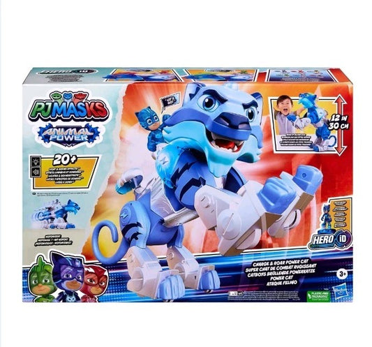 PJ Masks Animal Power Charge and Roar Power Cat Interactive Toys with 20+ Lights