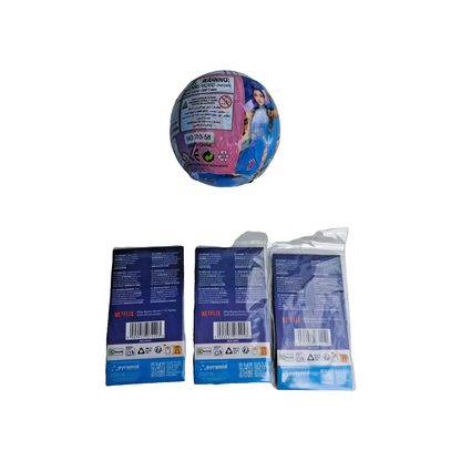 K-POP Demon Hunters Surprise Ball + 3 Keyrings- NEXFLIX Collectibles