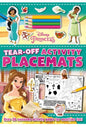 Disney Princess - Tear Off Activity Placemats - Bell - Jasmine - Tiana 