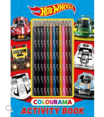 Hot Wheels Colourama Activity & Colouring Book