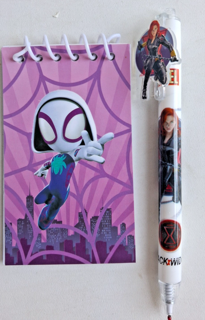 Marvel Spidey and His Amazing Friends / Avengers / Mini Notebook & Pen Sets