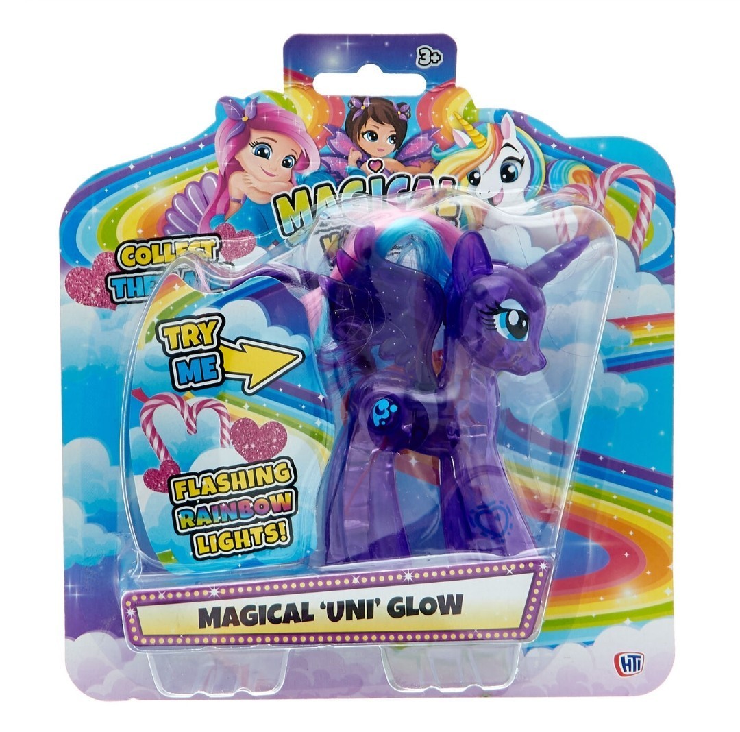 X1 Magical Uni-Glow Light-Up Unicorn Figurine – Rainbow LED Glow