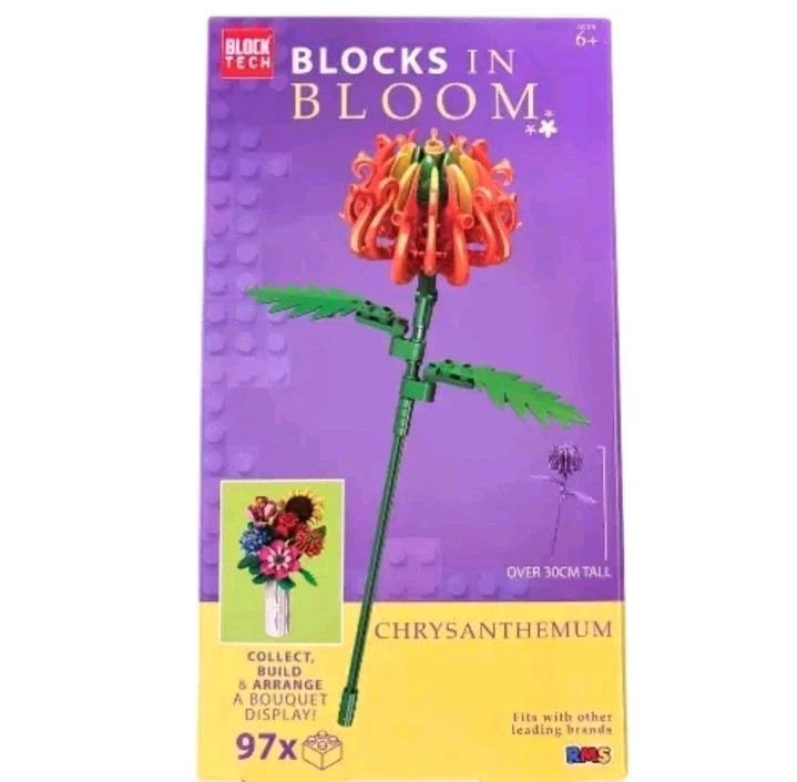 Block Tech Blocks in Bloom - Chrysanthemum Flower