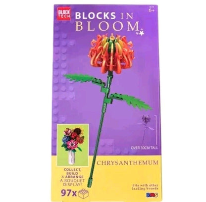 Block Tech Blocks in Bloom - Chrysanthemum Flower