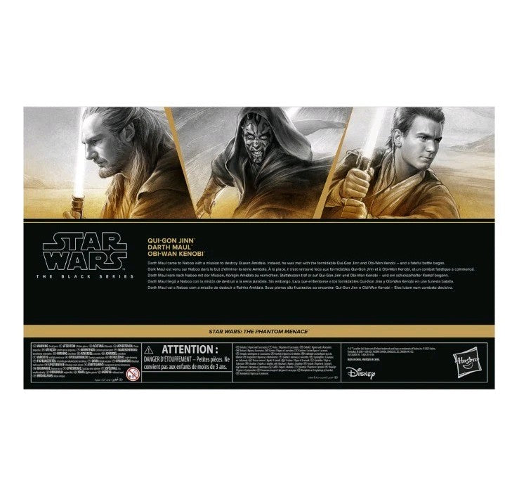 Star Wars Black Series 6" Action Figure Darth Maul, Obi Wan Kenobi, Qui Gon Gin