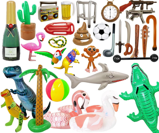 Pack of 25 Assorted Inflatables