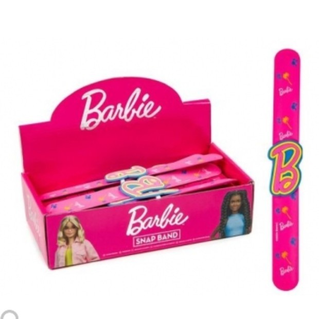Barbie Silicone Snap Band  x2 - Silicone Bracelets - Auto Snap 