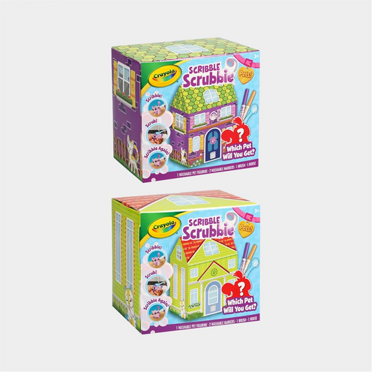 NEW Crayola Scrib Pets Kids Board Game X2 Included