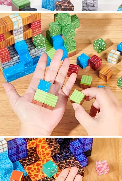 GraceDuck 200PCS Magnetic Blocks - Magnetic Building Block for Kids Ages 3+