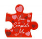 VALENTINE'S DAY LOVE DECAL PUZZLE PIECE DECORATION 10CM