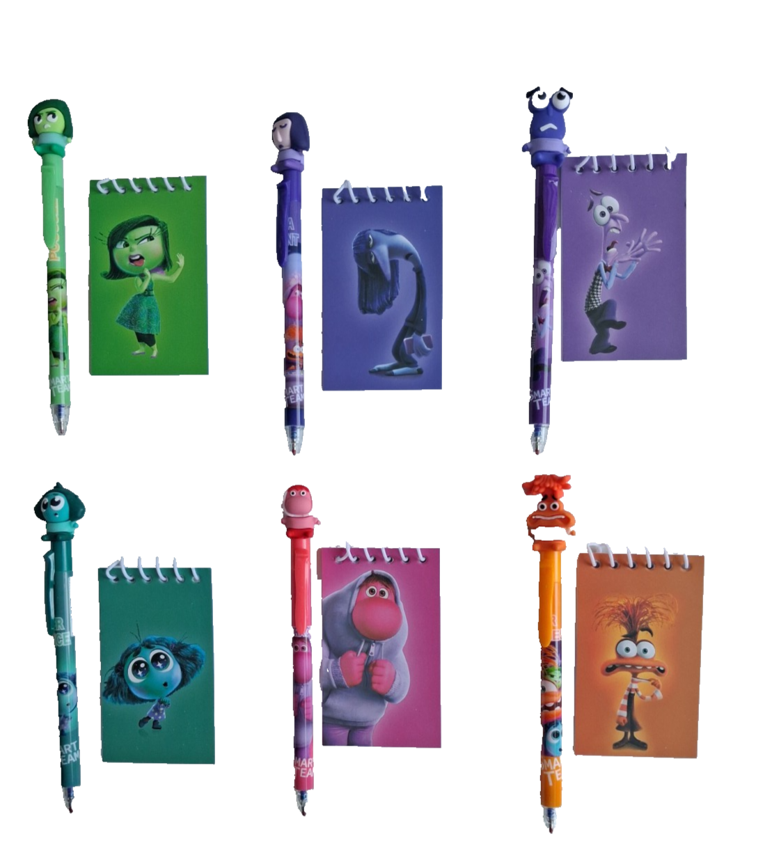 Disney Pixar Inside Out 2 Mini Notebook & Pen Sets • Choose Your Mood!