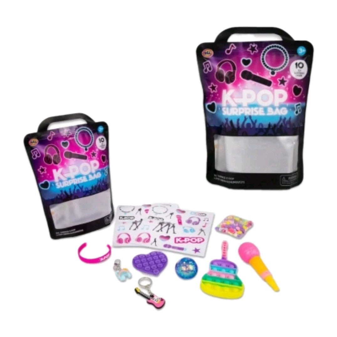 K-Pop Demon Hunters  Surprise Bag - Mystery Blind Bag -10 Toys Stickers Fidgets 