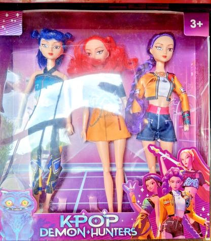 Netflix K-pop Demon Hunters Dolls - Musical Cosplay Figure -Moveable Joint