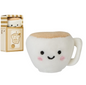 Little Things Mini Cup Of Tea Plush in Matchbox Boxed - Soft Toy Gift - Novelty 