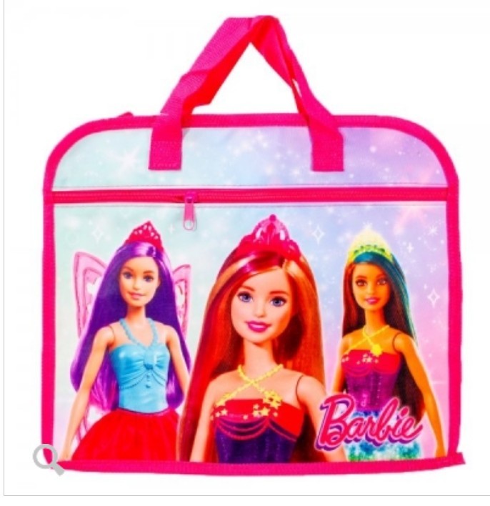 Barbie Zipped Book Bag