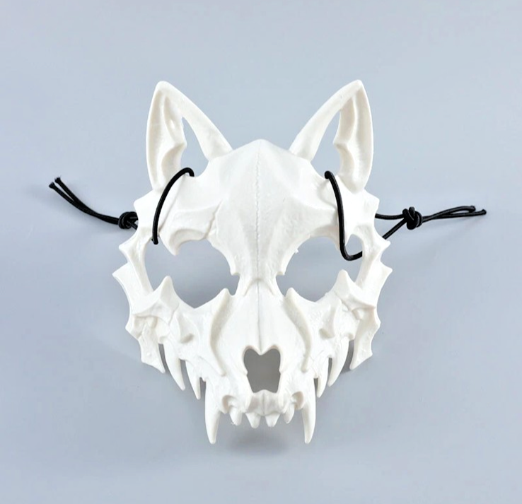 Fantasy Creature Bone Skull Cosplay Half-Masks - Multi-Variation Set