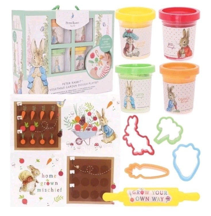 Peter Rabbit Dough Kids Childrens Modelling Clay Kit Activity Craft Play Set Toy