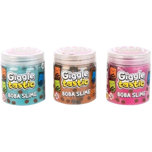 X1 Giggletastic Boba Slime – Squishy Bubble Tea Sensory Toy (Assorted Colors)