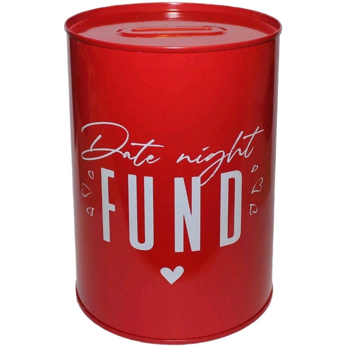 Valentines Date Night Fund Money Tin - Savings Bank