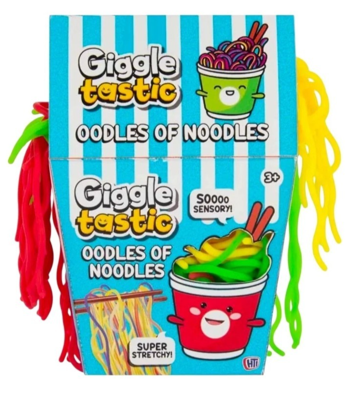 X1 Giggle Tastic: Oodles of Noodles – Stretchy Sensory Fidget Toy