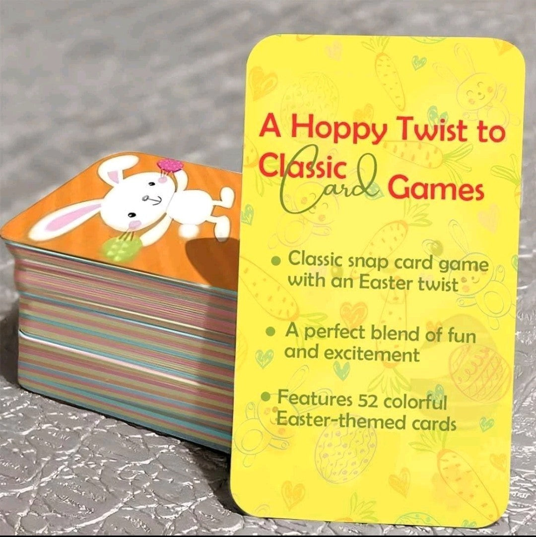 EASTER SNAP CARDS - Playing Cards Fun Snap Toy Family Game & Party 