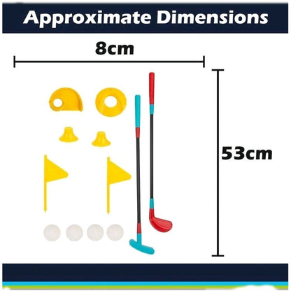 Childs Golf Set Outdoor Games Summer Activity 53cm x 8cm Multi Coloured 