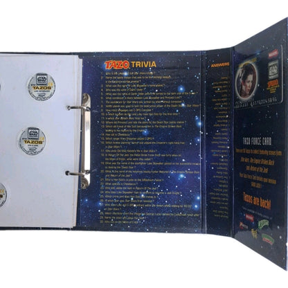 1996 Star Wars Trilogy Tazo Collectors Force Pack Walkers Complete Set Leia Card