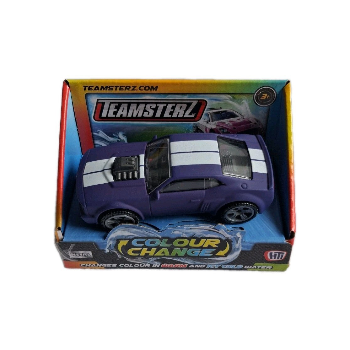 Teamsterz Colour Change Cars: 4" High Quality Metal Racing Cars - Display Ready