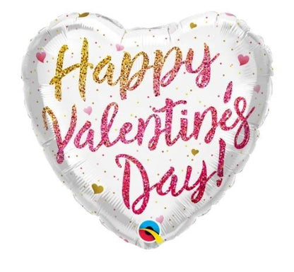Valentines Day Foil Balloons For That Somebody Special: Heart, Marble, Abstract