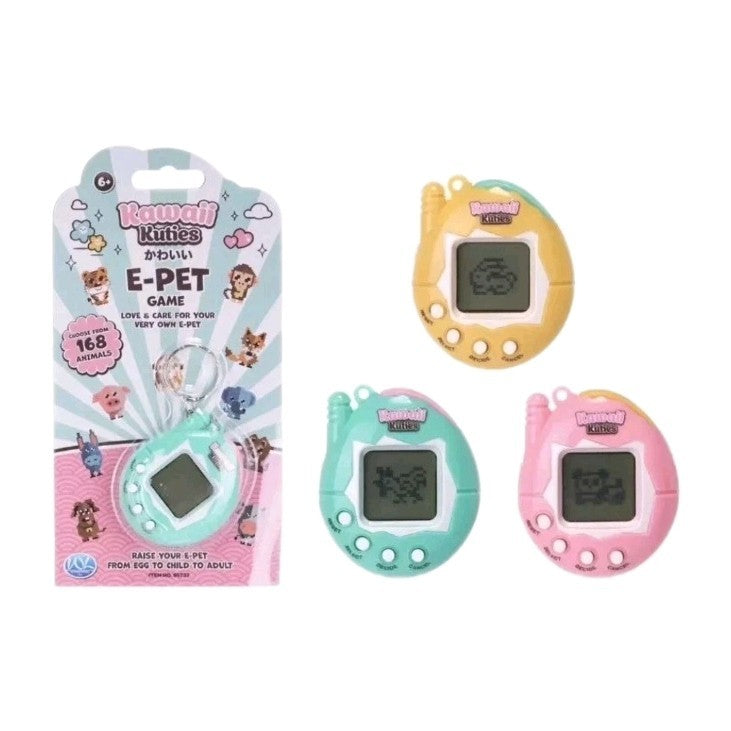 Official Kawaii Kuties E-Pet Game | 168 Virtual Animals | Retro Cyber Pet Toy 