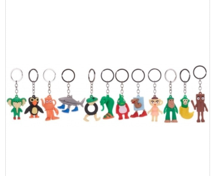 Complete Full Set Of 12 Italian Brainrot 3D Keyrings - Stocking Fillers